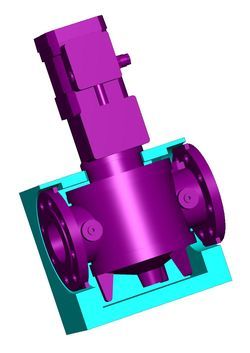 Thermalöl Führendes Ventil isolieren 