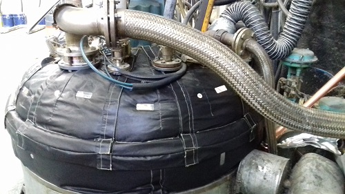 Thermalöl Behälter abnehmbar isoliert